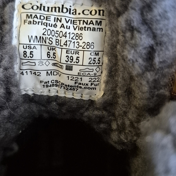 Columbia Women's Size 8.5 Moritza Weatherproof Brown Boots NEW - Picture 7 of 8